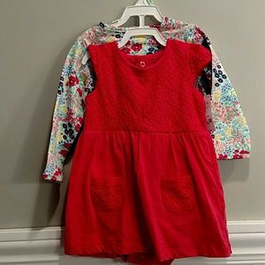 Carter's 2 piece girls dress set